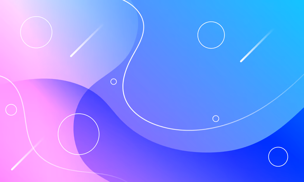 Gradient waves of blue and pink - HDV 720p wallpapers in 1280x720 resolution