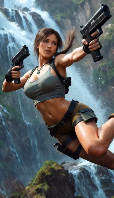 Games wallpapers: Lara Croft, Tomb Raider, girl, brunette