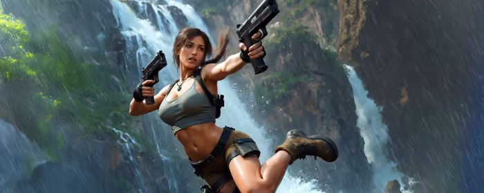 UltraWide 21:9 обои (2560x1080): Лара Крофт, Tomb Raider, девушка, брюнетка