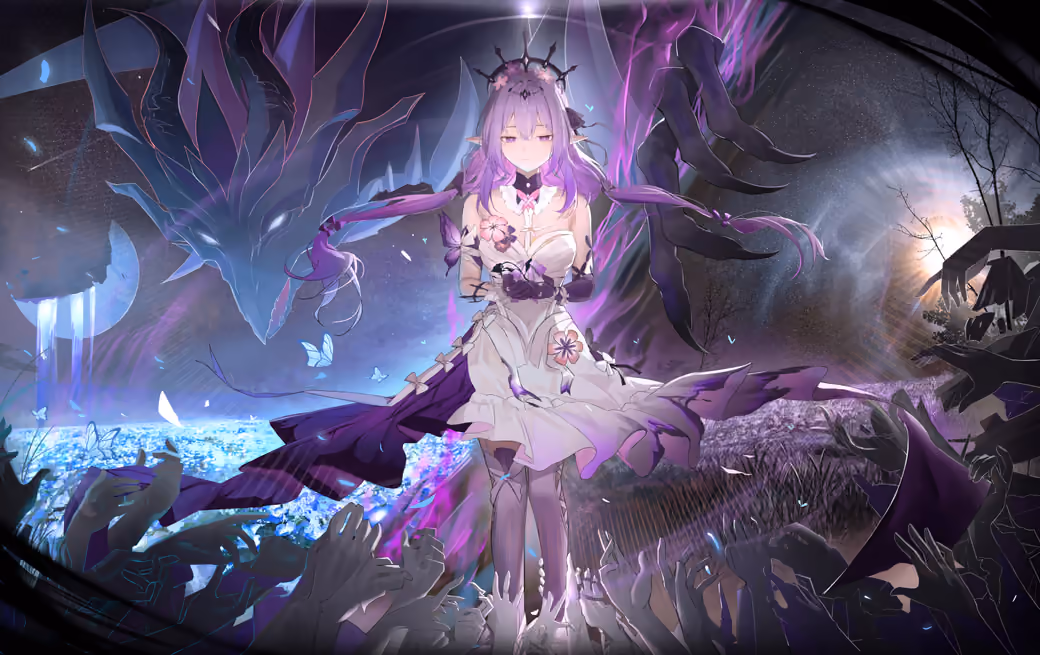 Castorice from Honkai: Star Rail — desktop and phone wallpaper, free download