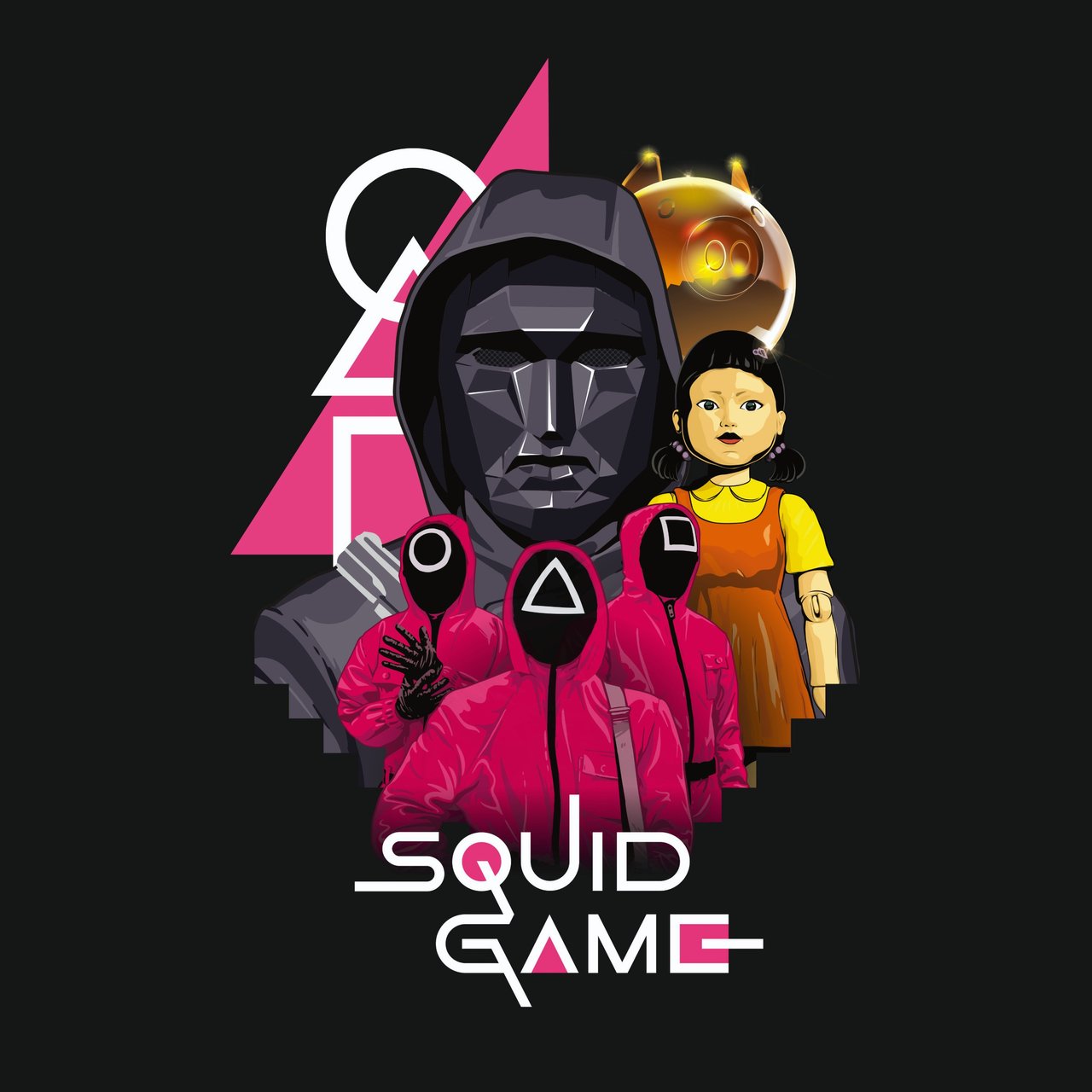 Poster of the Squid Game 2 - Wallpapers for Lenovo, Huawei in 1280x1280 resolution