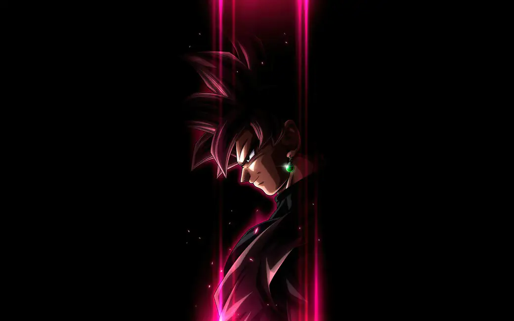 Goku's Dream with a glow of energy — desktop and phone wallpaper, free download