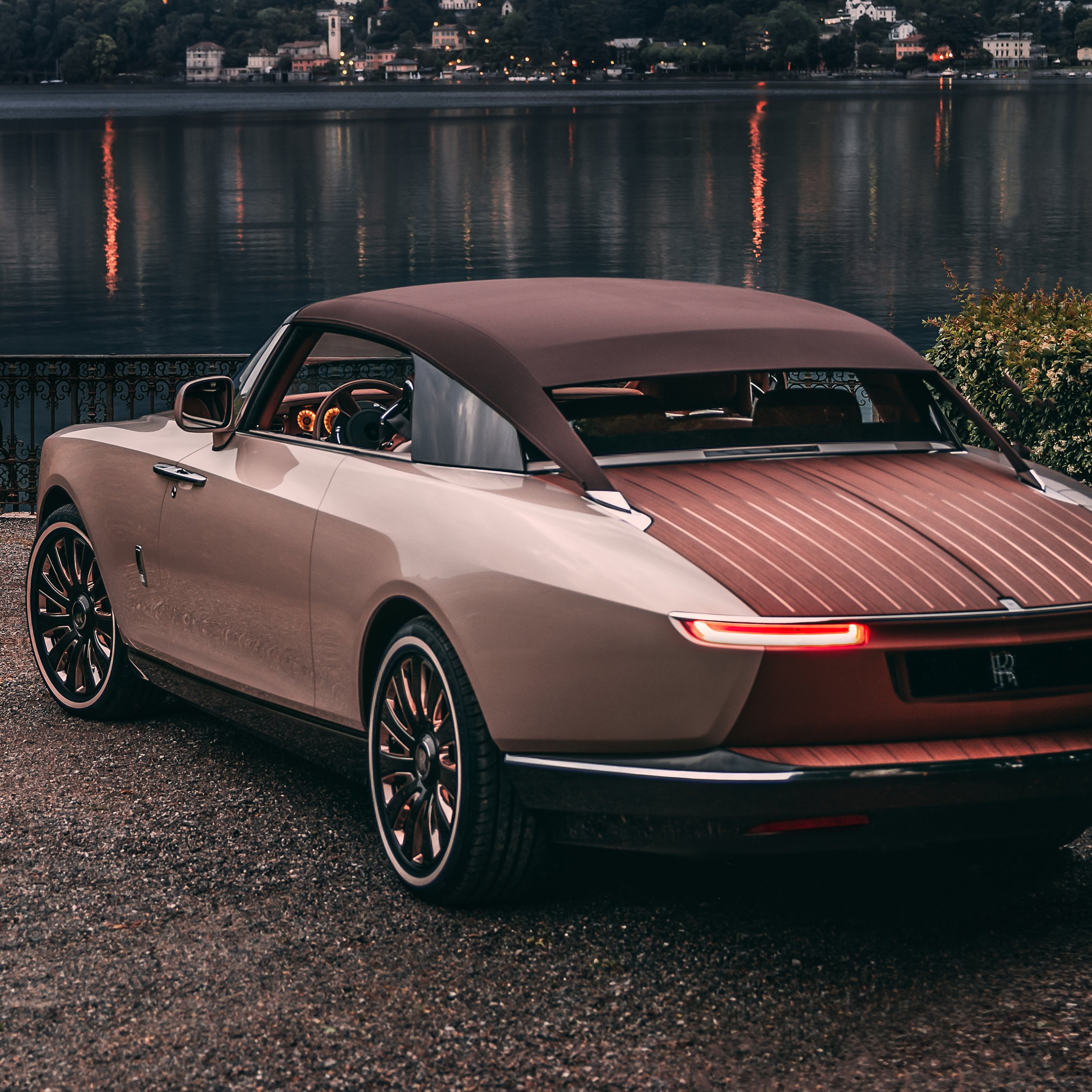 Rolls-Royce Boat Tail rear view - Wallpapers for iPad Air 10.9″ in 2360x2360 resolution
