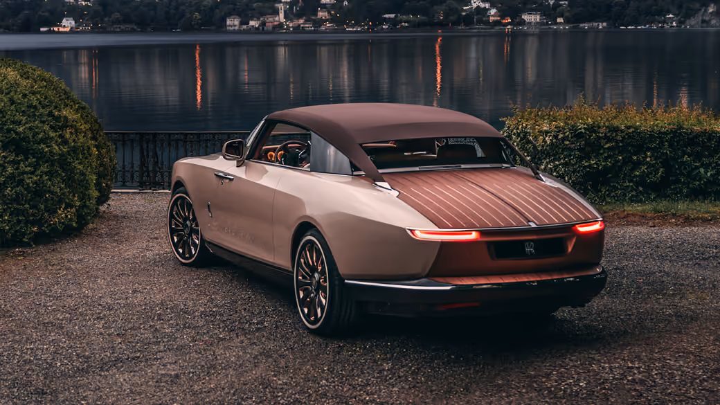Rolls-Royce Boat Tail rear view - Wallpapers for Samsung Galaxy Z Fold4/Z Fold5/Z Fold6 in 1812x2176 resolution