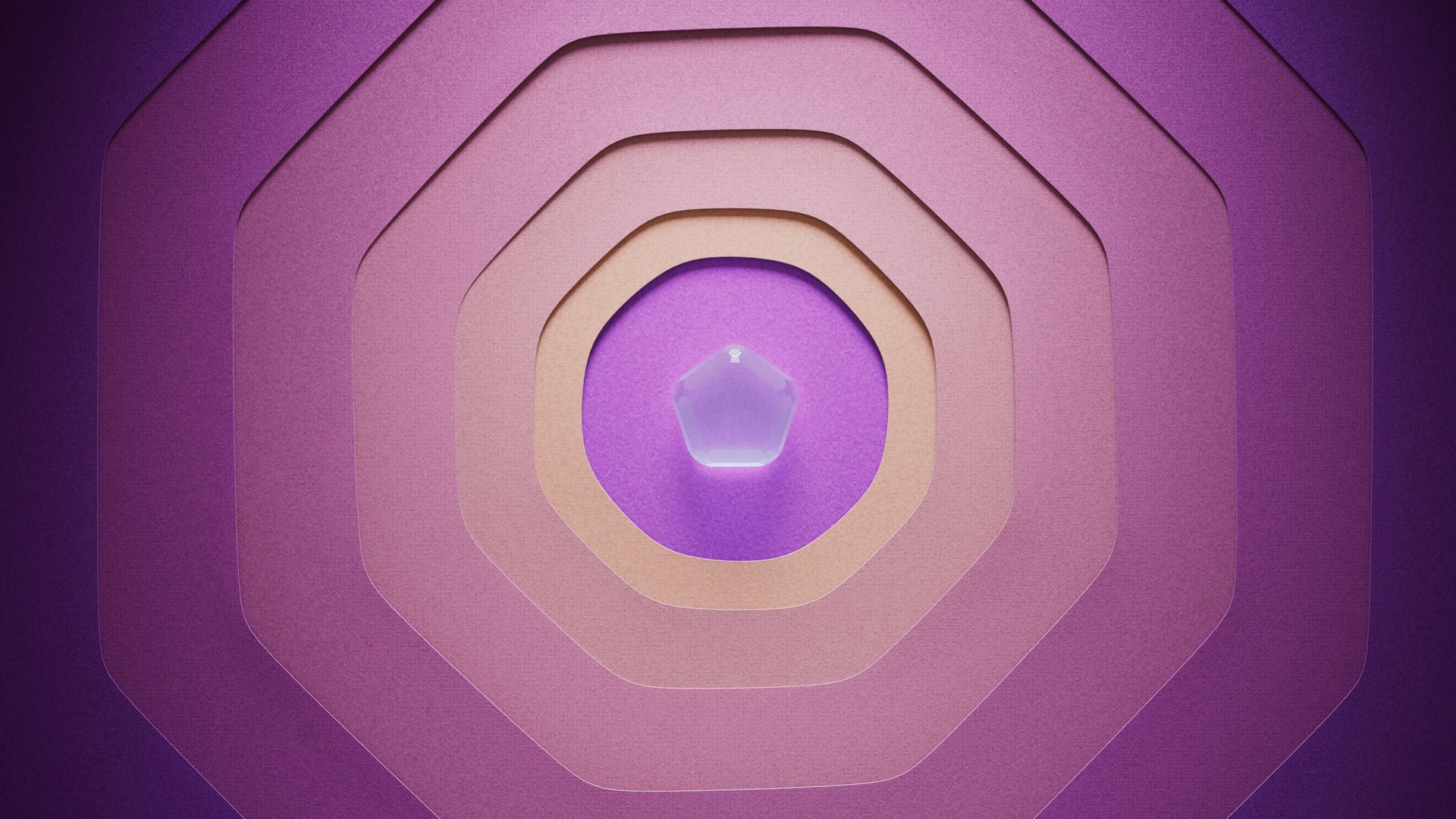 Minimalist Gradient Crystal Design - Full HD wallpapers in 1920x1080 resolution