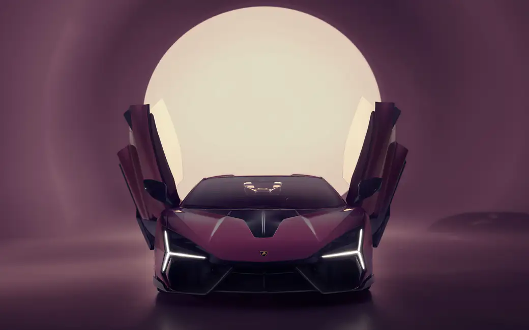 Фиолетовый Lamborghini Revuelto от Novitec — обои на рабочий стол и телефон