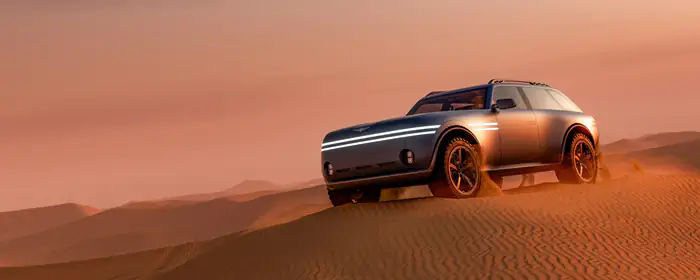 Обои машины: Genesis X Gran Equator Concept, Внедорожник, пустыня, дюна