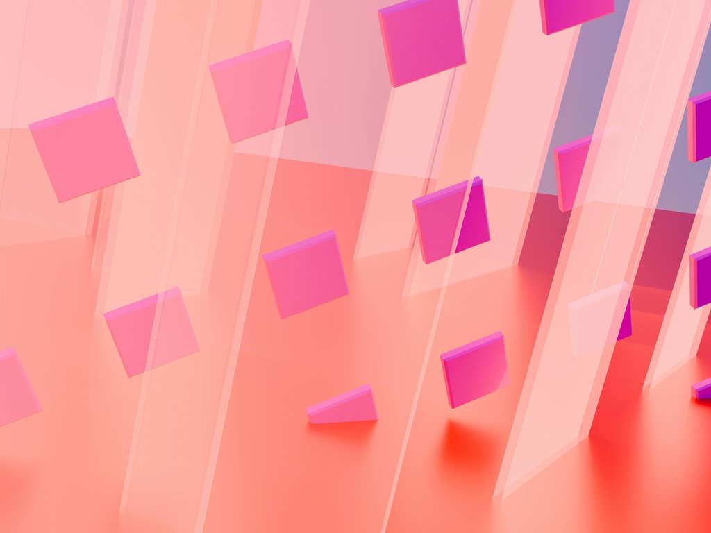 Minimalist Geometric Gradient Design - XVGA wallpapers in 1024x768 resolution