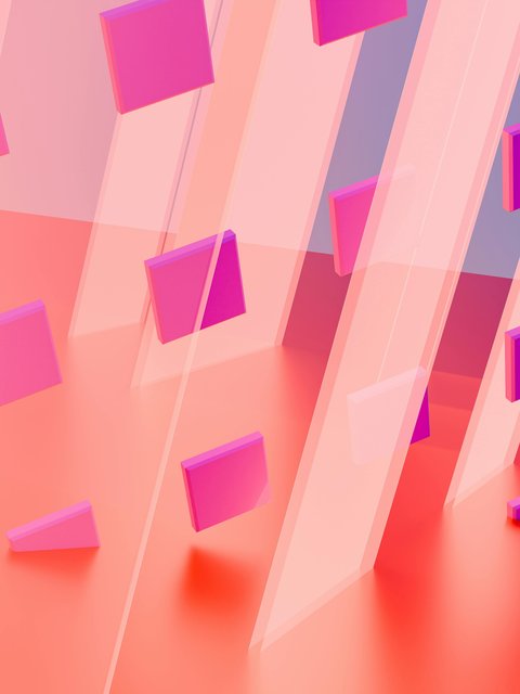 Minimalist Geometric Gradient Design - Wallpapers for HTC/BlackBerry in 480x640 resolution