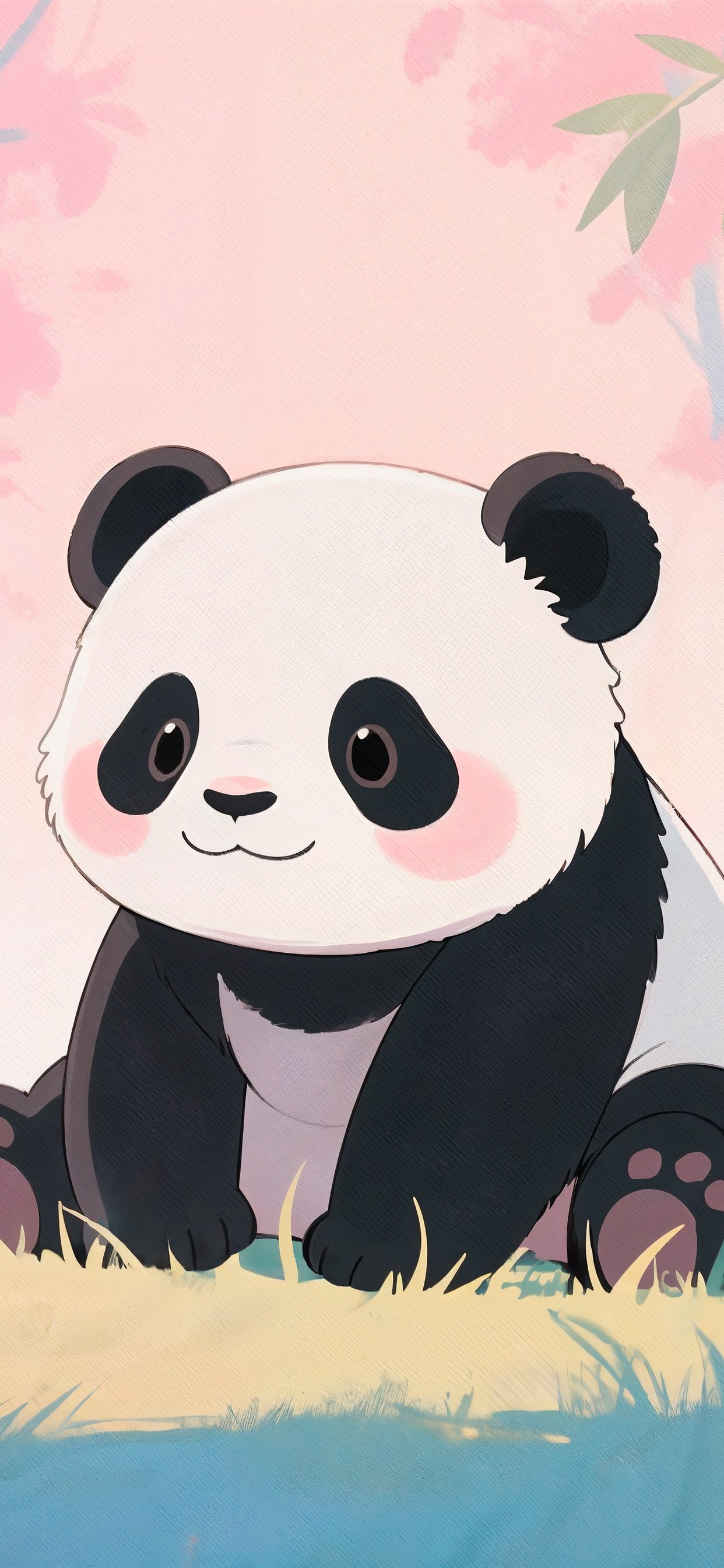 Panda in Bamboo Forest Scene - Wallpapers for iPhone 11 Pro Max in 1242x2688 resolution