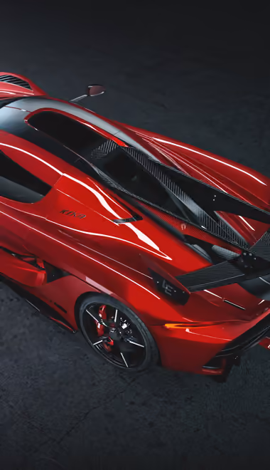 Обои машины: Koenigsegg Jesko, спойлер, карбон, суперкар