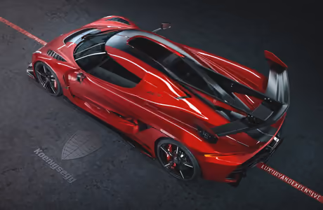 Обои машины: Koenigsegg Jesko, спойлер, карбон, суперкар