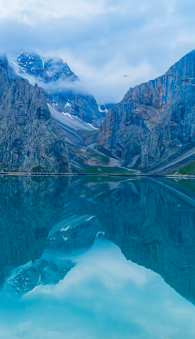 Wallpapers for Samsung, HTC, Sony (540x960): lake, mountains, clouds, sky