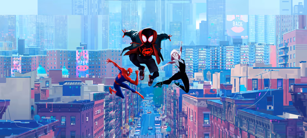 Characters from Across the Spider-Verse - wXGA++ wallpapers in 1600x900 resolution