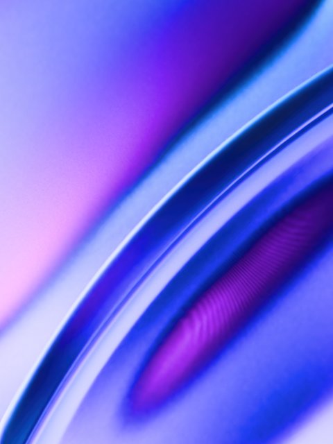 Minimalist Purple Waves Gradient - Wallpapers for HTC/BlackBerry in 480x640 resolution