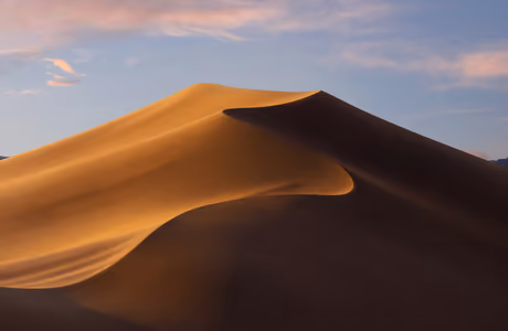 Nature wallpapers: desert, dune, valley, sunset