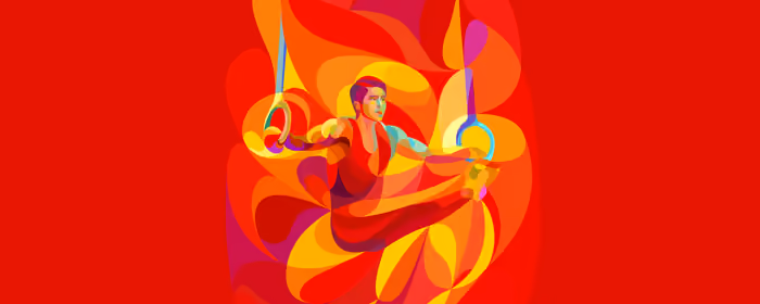 UltraWide 32:9 Balance wallpapers (3840x1080): gymnastic, Olympics, athlete, man