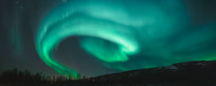 UltraWide 32:9 Cold wallpapers (5120x1440): aurora, sky, stars, night