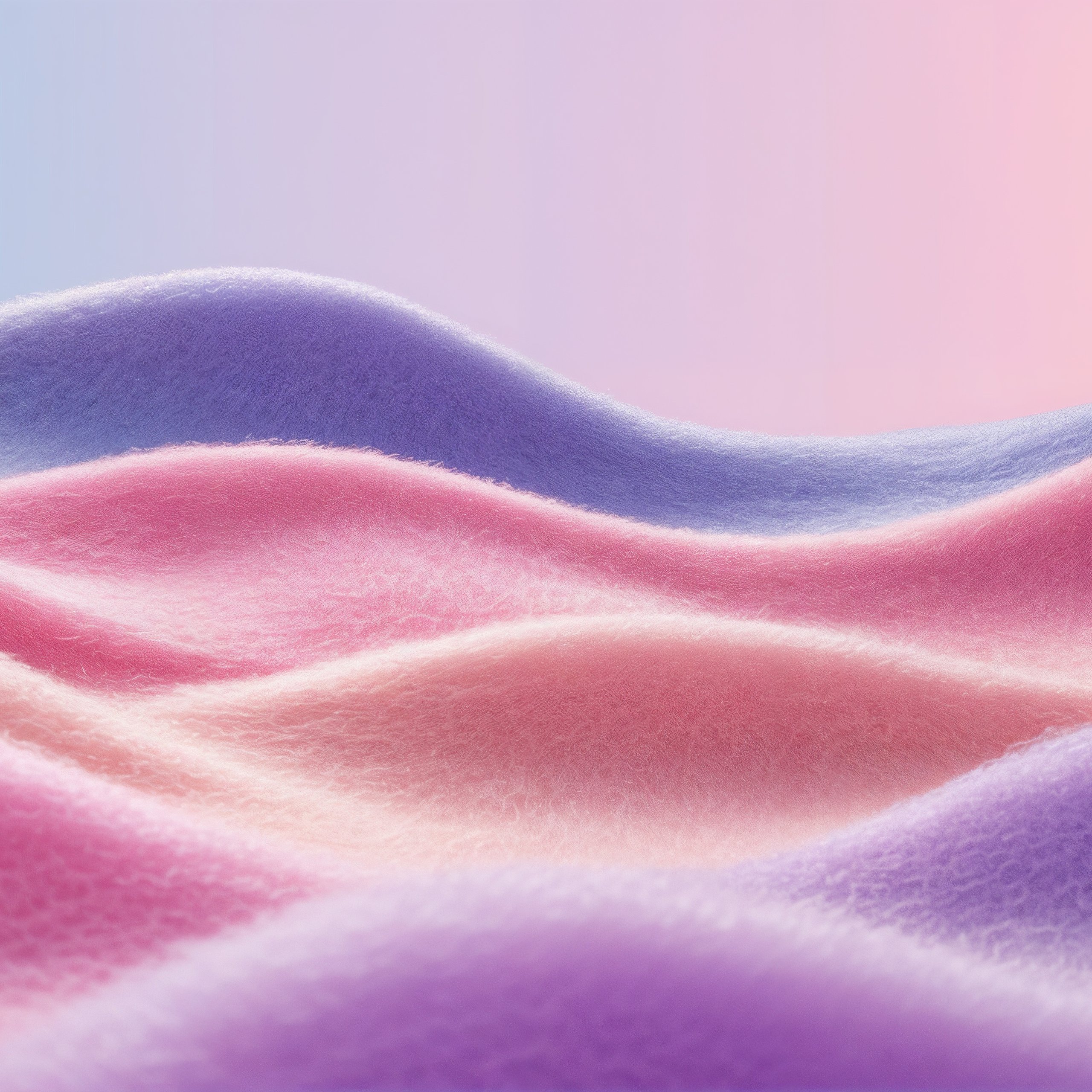 Pastel Waves on Soft Cloth - Wallpapers for Samsung Galaxy Tab S9 FE+/Tab S11, Xiaomi Pad 5, Redmi Pad 2 Pro, POCO Pad in 2560x2560 resolution