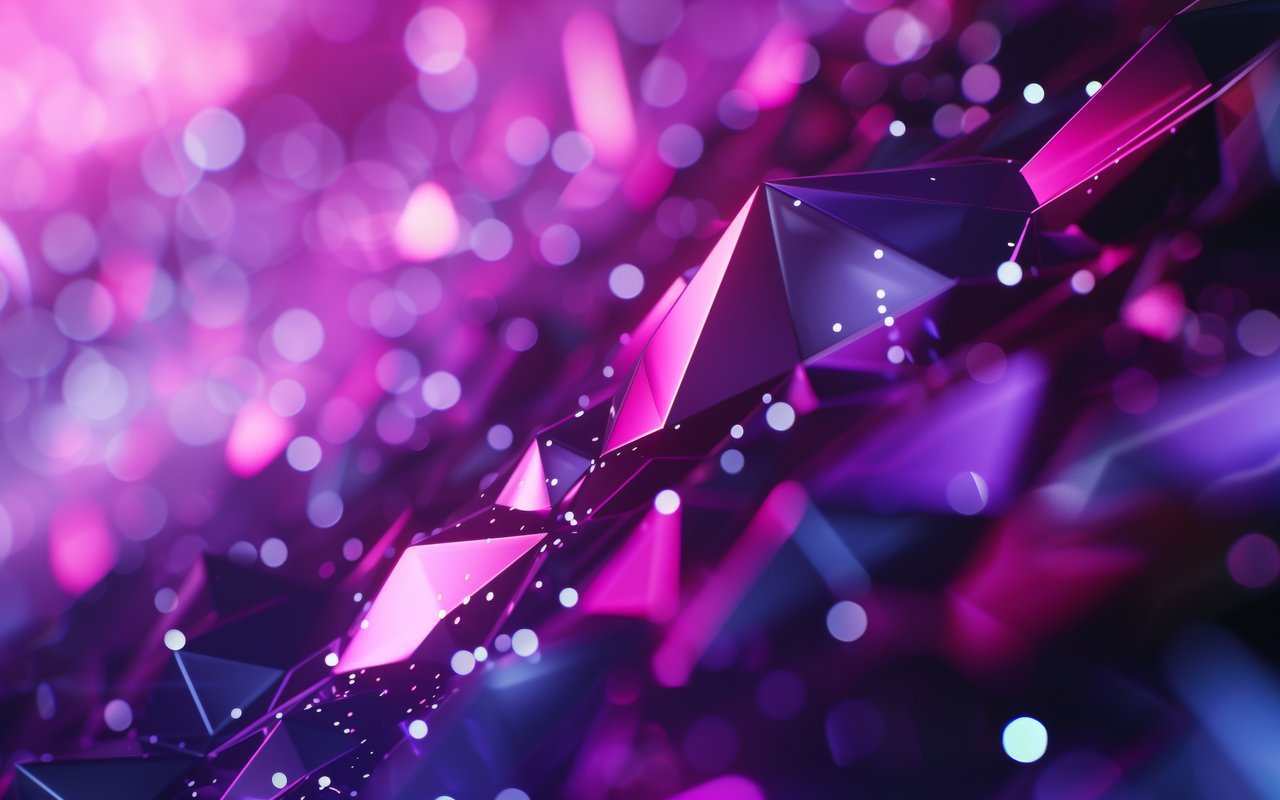 Purple crystals with glitter - WXGA_1280 wallpapers in 1280x800 resolution
