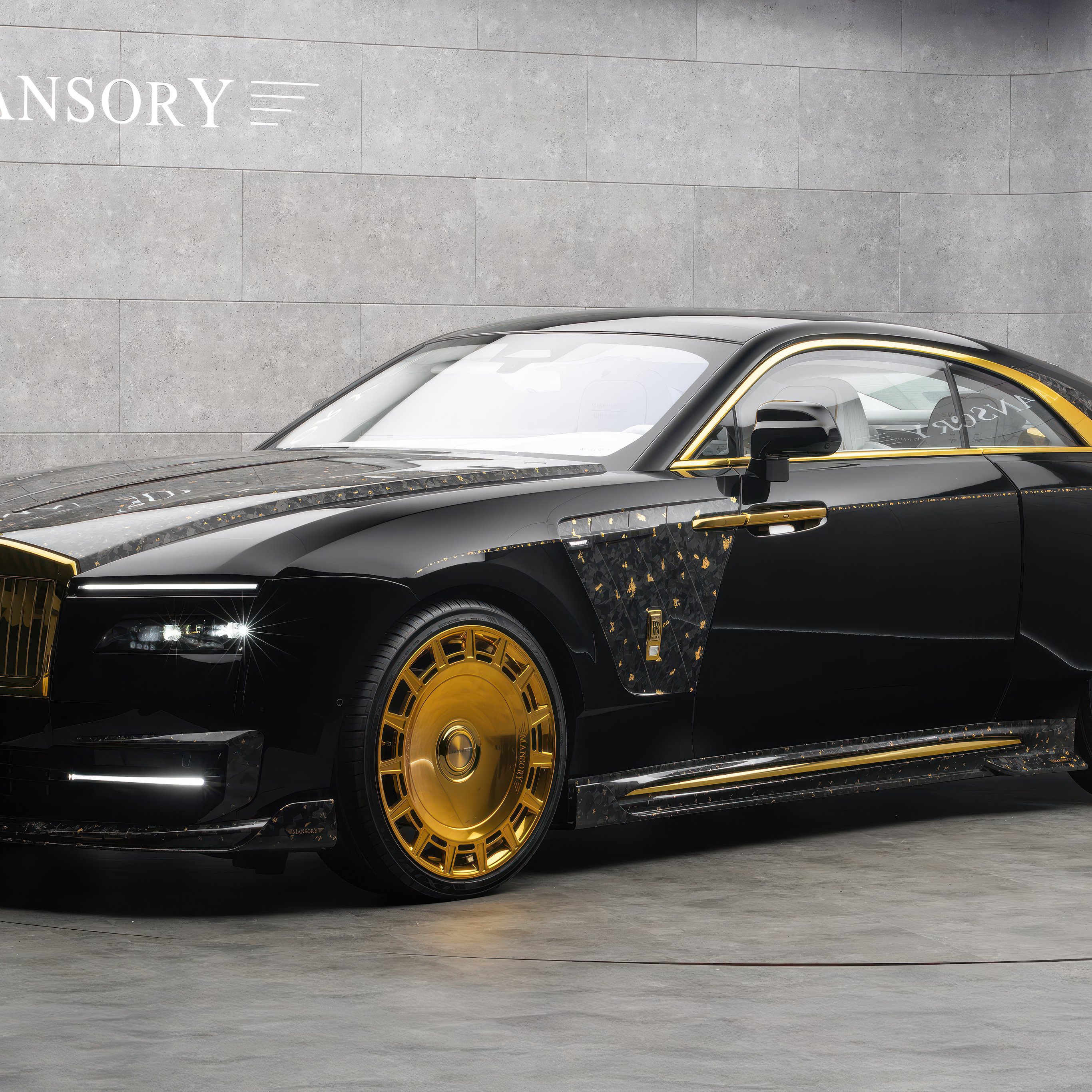 Rolls-Royce Spectre in a Mansory Equistar body kit - Wallpapers for iPad Pro 12.9″ in 2732x2732 resolution