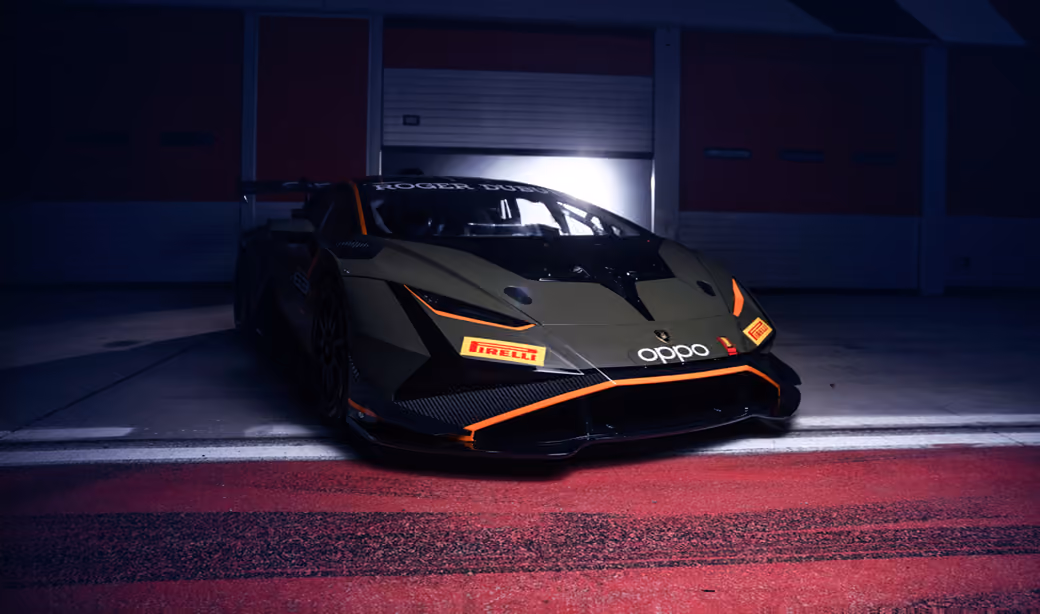 Lamborghini Huracán Super Trofeo EVO2, front — desktop and phone wallpaper, free download