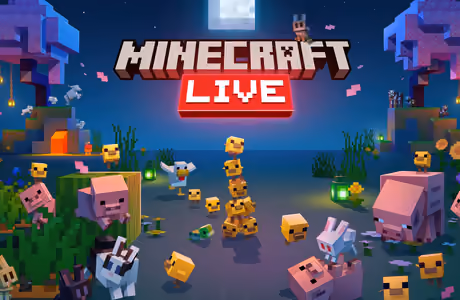 Rabbit Wallpapers for iPad Pro 11″ 2024 (2420x2420): Minecraft, night, logo, pixelart