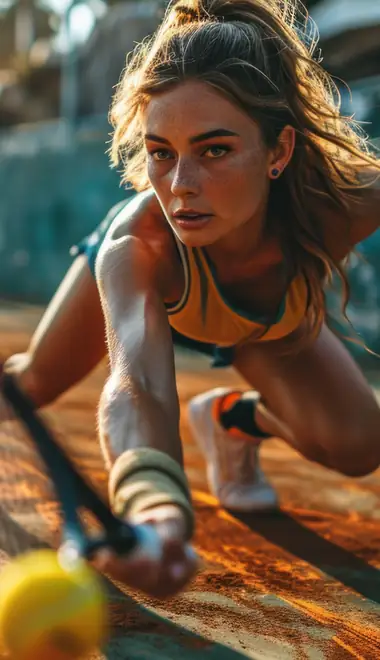 Sport wallpapers: woman, player, ball, court