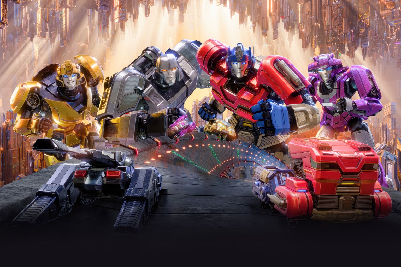 Постер с героями Transformers One - Microsoft Surface 12.4″ обои в разрешении 1536x1024