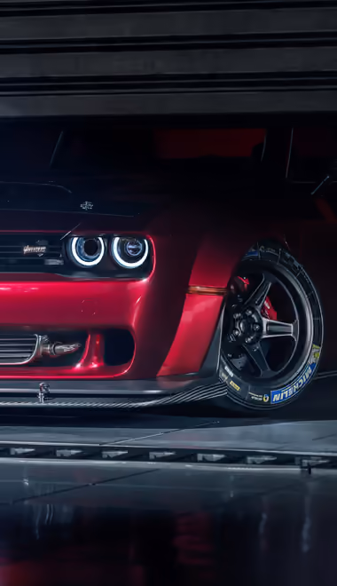 Обои кастомизация для LG/ASUS (480x854): Dodge Challenger SRT, обвес, карбон, маслкар