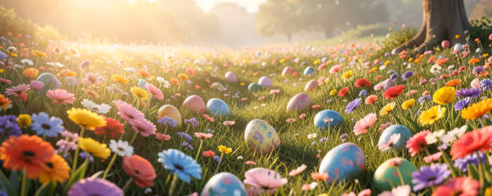 UltraWide 21:9 Celebrations wallpapers (3440x1440): easter egg, spring, morning, sunrise