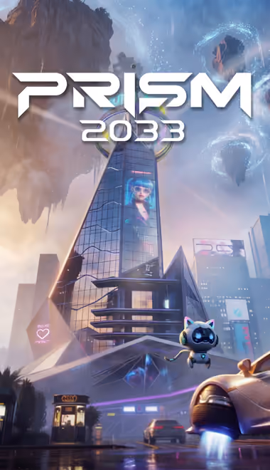 Billboard Wallpapers for Samsung Galaxy A03s, Xiaomi Redmi 7A, POCO C3 (720x1440): Prism 2033, cyberpunk, skyscrapers, future