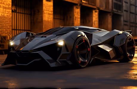 Cars wallpapers: cyberpunk, hypercar, supercar, sunset