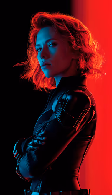 Black Widow Wallpapers for Xiaomi Redmi 10C/C40/C51, Samsung Galaxy A12/A02s/A03/M12 (720x1600): Black Widow, Marvel, woman, comic