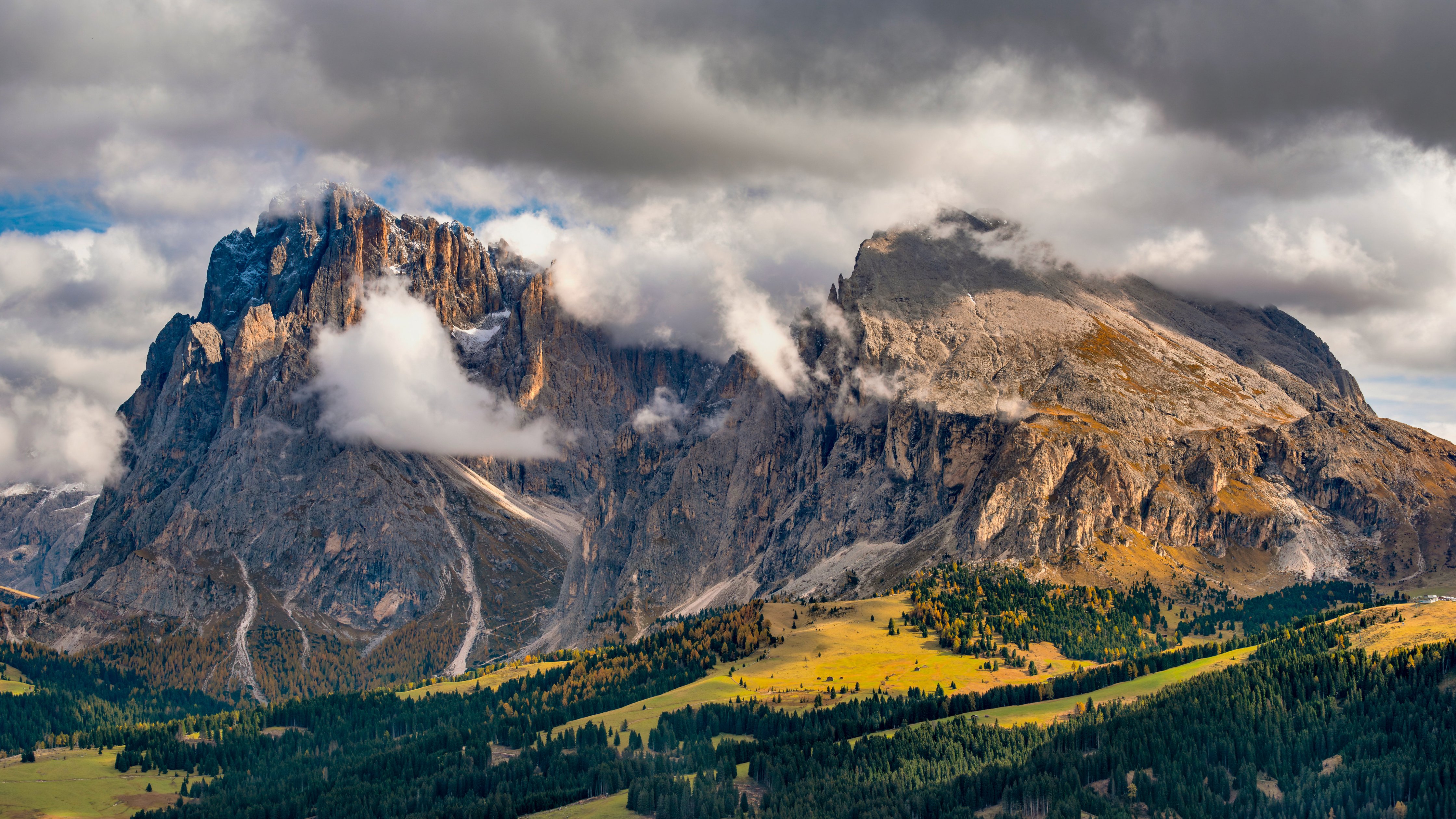 Dolomites Mountains Panorama - Wallpapers for Apple iMac 24″ in 4480x2520 resolution