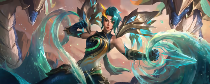 Обои игры: League Of Legends, Кай'Са, зелёные волосы, фантастическое существо
