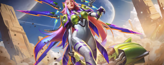 Обои пустыня для двух мониторов (7680x2160): Ирелия, League Of Legends, женщина, броня