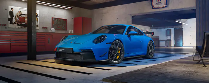 Обои машины: Porsche 911 GT3 RS, Manthey, мастерская, спойлер