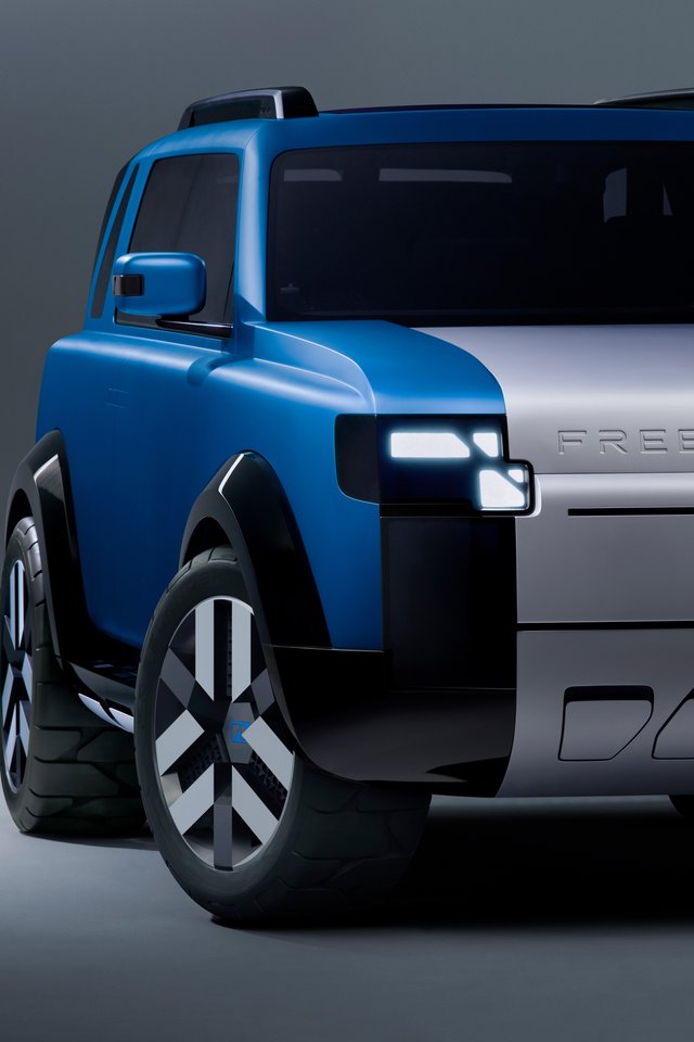 Freelander Concept 97 futuristic SUV - Wallpapers for iPhone 4/4S in 640x960 resolution