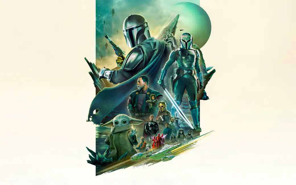 Mandalorian TV Series Poster — desktop and phone wallpaper, free download