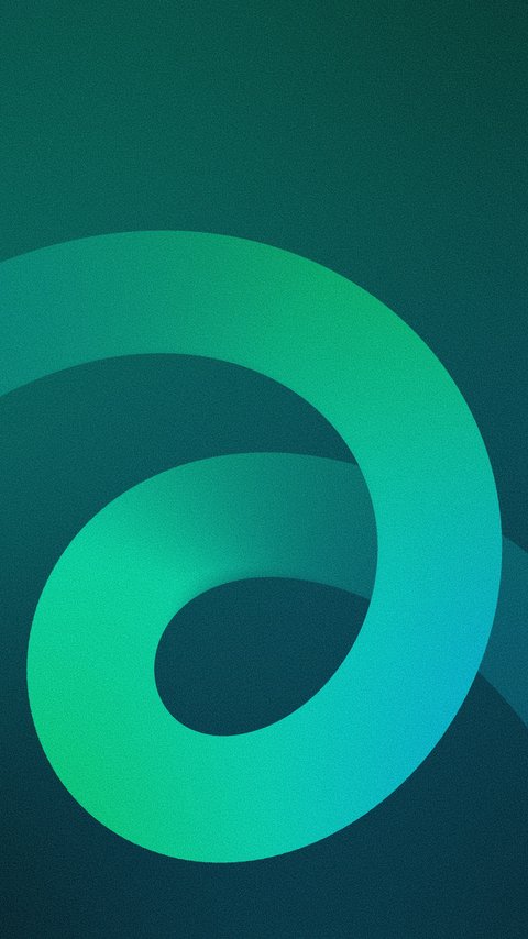 Abstract turquoise waves - Wallpapers for LG/ASUS in 480x854 resolution