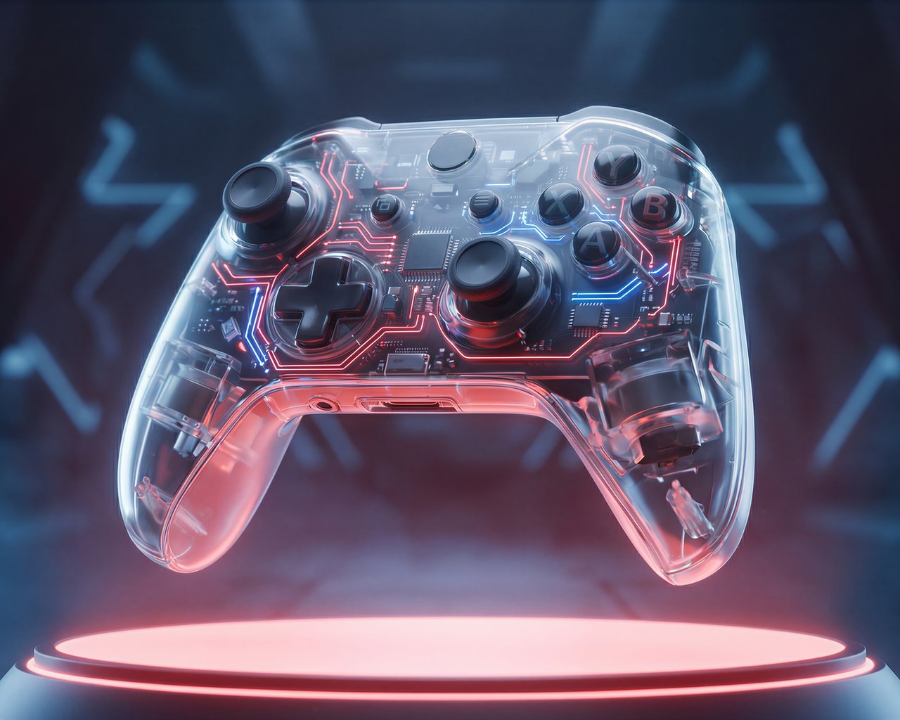 Transparent Xbox Controller with Microchip - SXGA wallpapers in 1280x1024 resolution