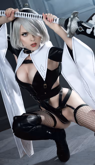 Обои люди: косплей, Илона Бугаева, 2B, Nier: Automata