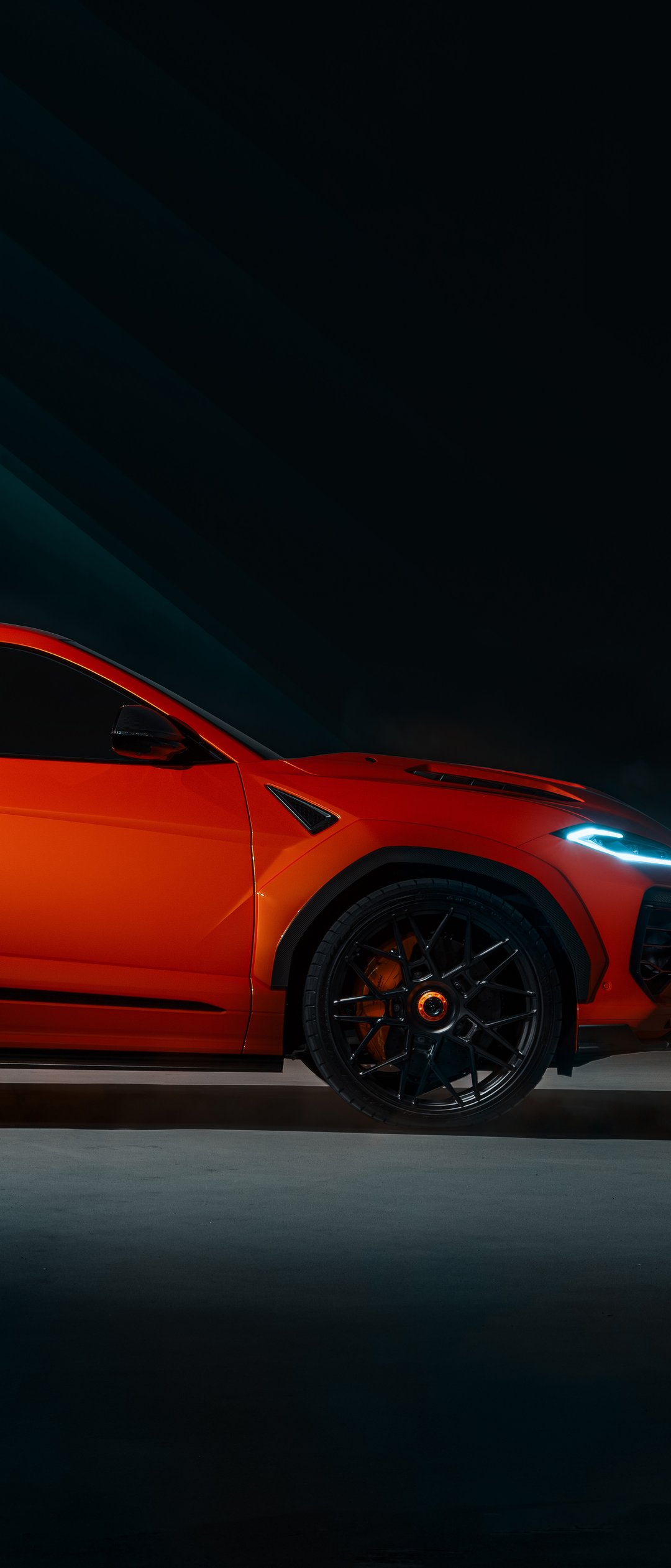 Orange Lamborghini Urus SE Widetrack - Wallpapers for Samsung Galaxy Z Flip7, Sony Xperia 5 II/5 III/5 V/10 IV/10 V, Xiaomi Mix Fold 3 in 1080x2520 resolution