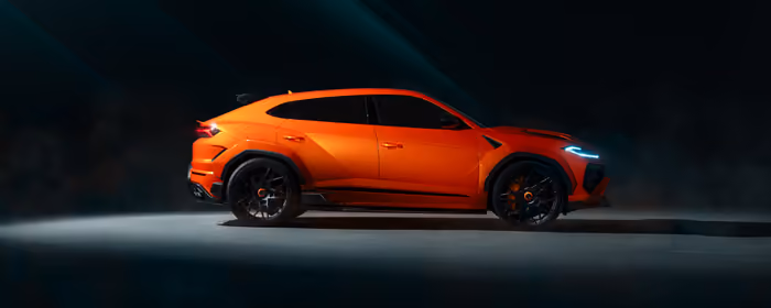 UltraWide 21:9 wallpapers (2560x1080): Lamborghini Urus SE, carbon fiber, body kit, performance SUV