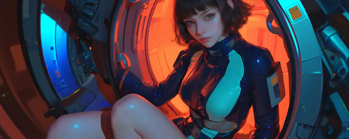 Fantasy wallpapers: fantasy girl, spaceship, astronaut, costume