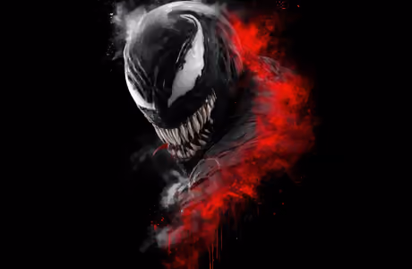Обои лицо для Apple iPad 1 (1024x1024): Веном, Marvel, комикс, клыки