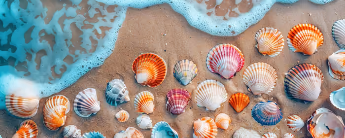 UltraWide 32:9 wallpapers (5120x1440): beach, seashell, summer, sand