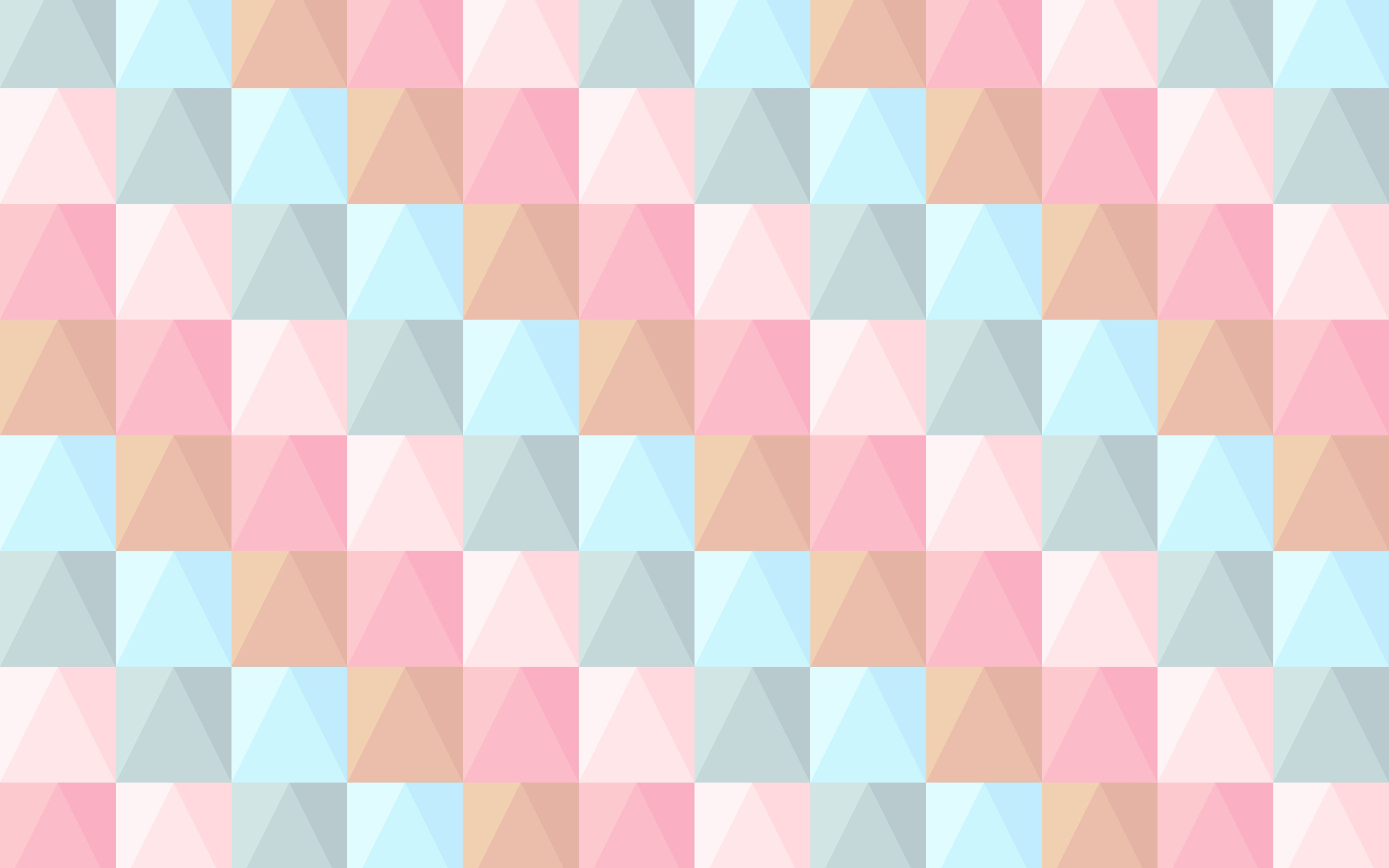 Pastel Low Poly Mosaic Pattern - Wallpapers for Apple MacBook 16″ in 3072x1920 resolution