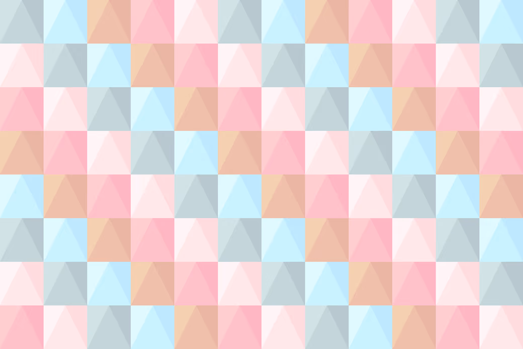 Pastel Low Poly Mosaic Pattern - Wallpapers for iPhone Air in 1260x2736 resolution